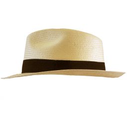 Handmade Palm Fedora Hat from Mexico